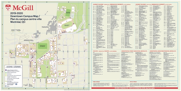 mcgill university campus map